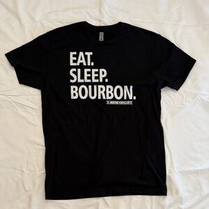 Next Level Apparel Black Tee with White Text